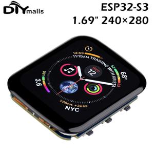 ESP32-S3 컬러 터치 LCD 디스플레이 개발 보드, 소형 보드 유형 가속 및 자이로스코프 센서, 1.69 인치, 240x280, 262K