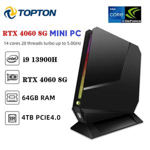 Topton 게이밍 미니 컴퓨터, 인텔 i9, 13900H, 12900H, i7, 13700H, 12700H, Nvidia RTX4060, 3050 8G 데스크탑 게이머 미니 PC, Win11 Pro, WiFi6