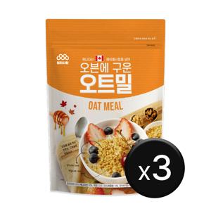 엄마사랑 오븐에 구운 오트밀 시리얼 800g 3팩