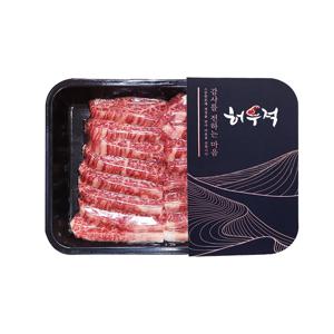 허우적 마장동 숙성한우 1++ 투뿔 업진살 1kg 냉장 진공포장 특수부위