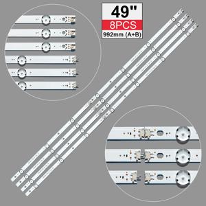 LIG 이노텍 다이렉트 16Y 용 LED 백라이트 스트립, 49 인치, 49LH60_FHD, A/B, HC490DUN, 49LH604V, HC490DUN-ABRR1-211X LT-50C550, 7 램프