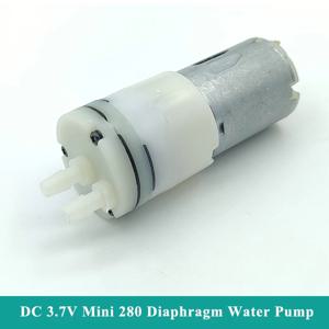 미니 280 워터 펌프, DC 3V 3.7V 마이크로 27mm 다이어프램 펌프, 자체 프라이밍 흡입 펌프, DIY 물 디스펜서 기계