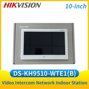 Hikvision IP 비디오 인터콤 실내 스테이션, 와이파이, 안드로이드 올인원 모니터, POE 10 인치 DS-KH9510-WTE1(B)