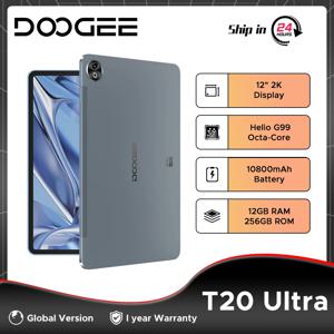 DOOGEE T20 울트라 태블릿 PC, 2K 디스플레이, 12GB + 256GB Helio G99, 10800mAh 16MP 메인 카메라, 안드로이드 13 쿼드 박스 스테레오 스피커, 12 인치