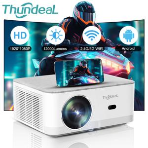 ThundeaL TD92Pro 미니 프로젝터, 풀 HD 1080P 프로젝터, 5G 와이파이, 안드로이드 4K 비디오, 휴대용 3D 영화, 홈시어터, TD92 프로