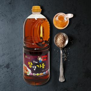 청정식품 더 참 향기름 1.8L 대용량 업소용 참깨 향미유 CJG001-5