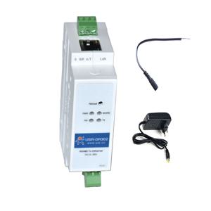 USR-DR302 DIN 레일 직렬-이더넷 변환기, RS485 및 RJ45 간 양방향 투명 전송