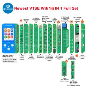 JC V1SE 와이파이 프로그래머, iPAD /iPhone X 11 12 13 Mini 14 15PM 오리지널 컬러 터치 충격 후면 카메라 페이스 ID 배터리 수리