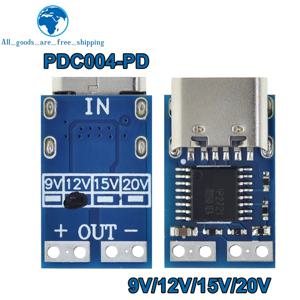 TZT PDC004-PD PD 디코이 모듈, USB-C PD 9V 12V 15V 20V DC 고정 전압 전원 트리거 모듈, 노트북용 C 타입 암 입력, 5A