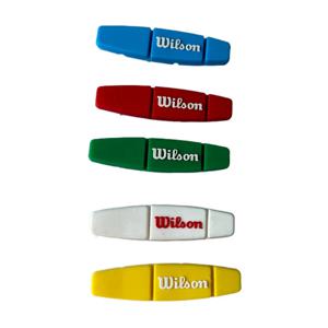 Wilson 다채로운 테니스 라켓 완충기 진동 댐퍼, 진동 방지 실리콘 스포츠 액세서리, 진동 감소, 5 개, 1 개