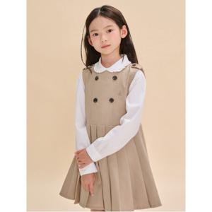 BEANPOLE KIDS 여아 프릴 칼라 포인트 옥스포드 셔츠  화이트 (BI4764G021) (BI4764G021)