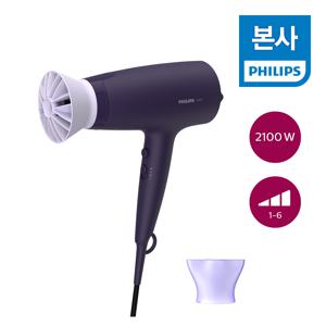 PHILIPS 필립스 3000 시리즈 듀얼 에어케어 헤어드라이기 BHD340/19