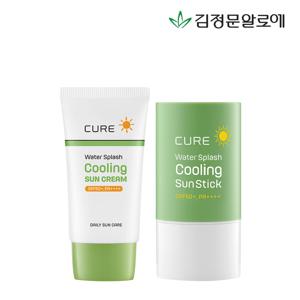 큐어 쿨링선스틱+쿨링선크림40ml