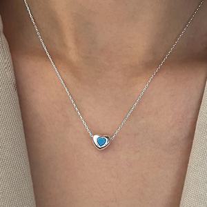 [SILVER925]ICE HEART NECKLACE PRN189