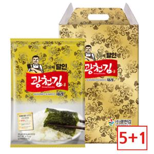 5+1  달인 재래 전장김 20g x 9봉 선물세트 /  구운김 조미김