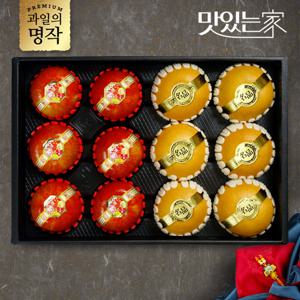 [과일의 명작] 품격 혼합과일 선물세트 12과 [사과6+배6.5kg내외]