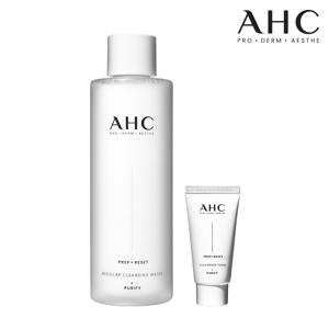 AHC 프렙리셋 미셀라 클렌징 워터 255ml+(GIFT)클렌징폼 30ml