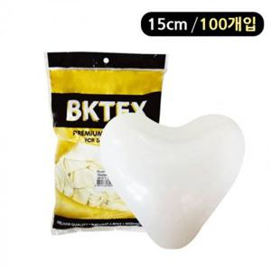 해피파티 실용적인 일반 하트풍선 15cm(100개입)(화이트)/BK