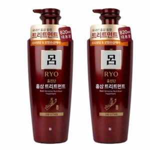 홍진단 홍삼 트리트먼트 손상모발용 820ml 2개 려 (WB3DFA6)