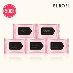 엘로엘 노 워시 원샷 클렌징 티슈 10매x5개_ELROEL[34397681]