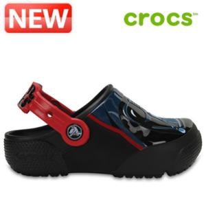 크록스 아동 샌들 /H12- 204137-001 Kids Crocs Fun Lab Lights Darth Vader Clogs