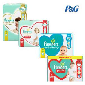 [1팩]유럽산 베이비드라이 기저귀 팬티 밴드 1 2 3 4 5 6 7 단계 pampers 바우처