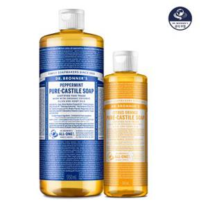 [총1190ml+무료배송]닥터브로너스 퓨어 캐스틸 솝 950ml+240ml