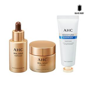 AHC 리얼 골드 앰플 30ml + 크림 50ml + 핸드크림 75ml