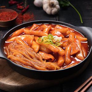 옥이네 떡볶이 340g 2팩+2팩 (총1360g) (밀떡+어묵+액상소스)