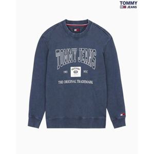 타미진 남성 TOMMY 레터링 빅프린트 오버핏 맨투맨