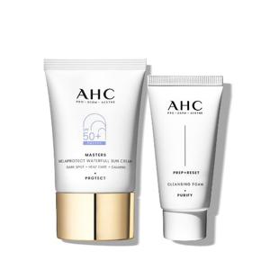 AHC 마스터즈 멜라프로텍트 워터풀 선크림 40ml+폼클렌징 30ml