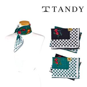 스카프증정 [탠디] TANDY 도트플라 쁘띠 손수건 스카프