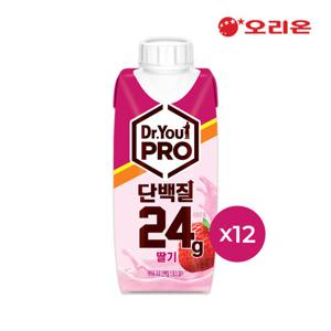 [오리온] 닥터유 프로 드링크 단백질 딸기맛(250ml) x 12팩