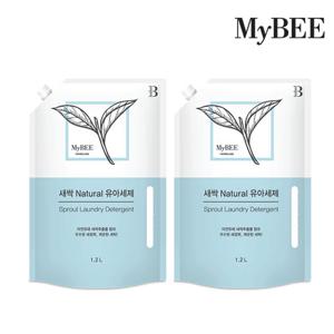 마이비 새싹내추럴 유아세제 리필(1200ml)x2팩