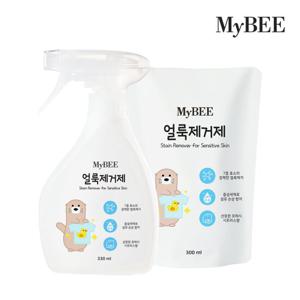 마이비 자연품은 얼룩제거제 용기(330ml)+리필(300ml)