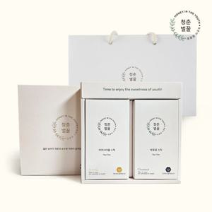 청춘벌꿀 꽃꿀스틱 세트 3호(10g x 24개/아카시아밤)