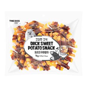 더독 건강한간식 오리고구마말이 1kg (200g x 5개)