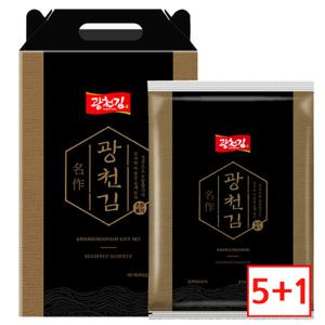 5+1 광천김 명작 전장김 9봉 선물세트/조미김/구운김