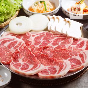 [프레시데이] 대용량 스페인산 이베리코 흑돼지 목살 구이용 2kg