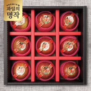 [과일의 명작] 행복 선물세트 사과 9과 [3kg내외]