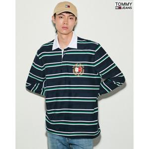 타미진 남성 TOMMY 월계수로고 스트라이프티