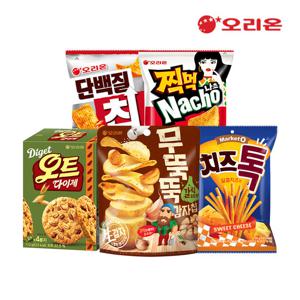 신상5종세트(13개무뚝갈릭2오트다이제3치즈톡3단백칠리2치폴레3