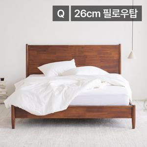 올쏘 스테이 원목 퀸 침대+26cm필로우탑Q