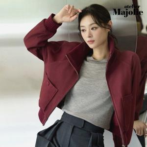 아뜰리에마졸리 24FW 리얼 고트 스웨이드 보머 재킷 1종