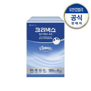 [크리넥스] 밀크에센스로션 180매X6개입