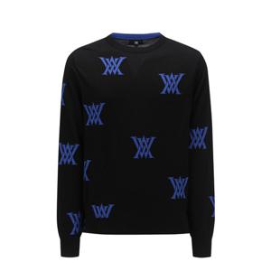 [어뉴골프] 남성 M LOGO INTARSIA CASHMERE SW