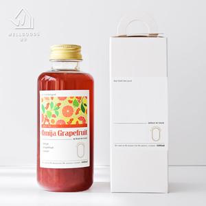 [웰굿]프리미엄 오미자몽 수제청 선물세트(600ml)