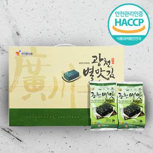 [웰굿]HACCP 광천 파래김 선물세트 3호(식탁용김24봉)