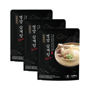 집밥장인 참이맛 영양삼계탕 블랙 1kg X 3개