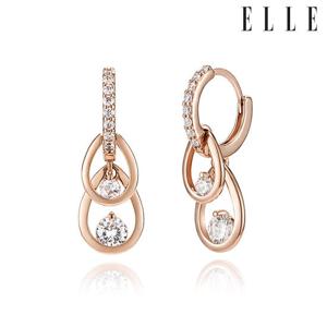 엘르주얼리 14K 워터 드롭 원터치 귀걸이 (gold pin) ELGPEE408